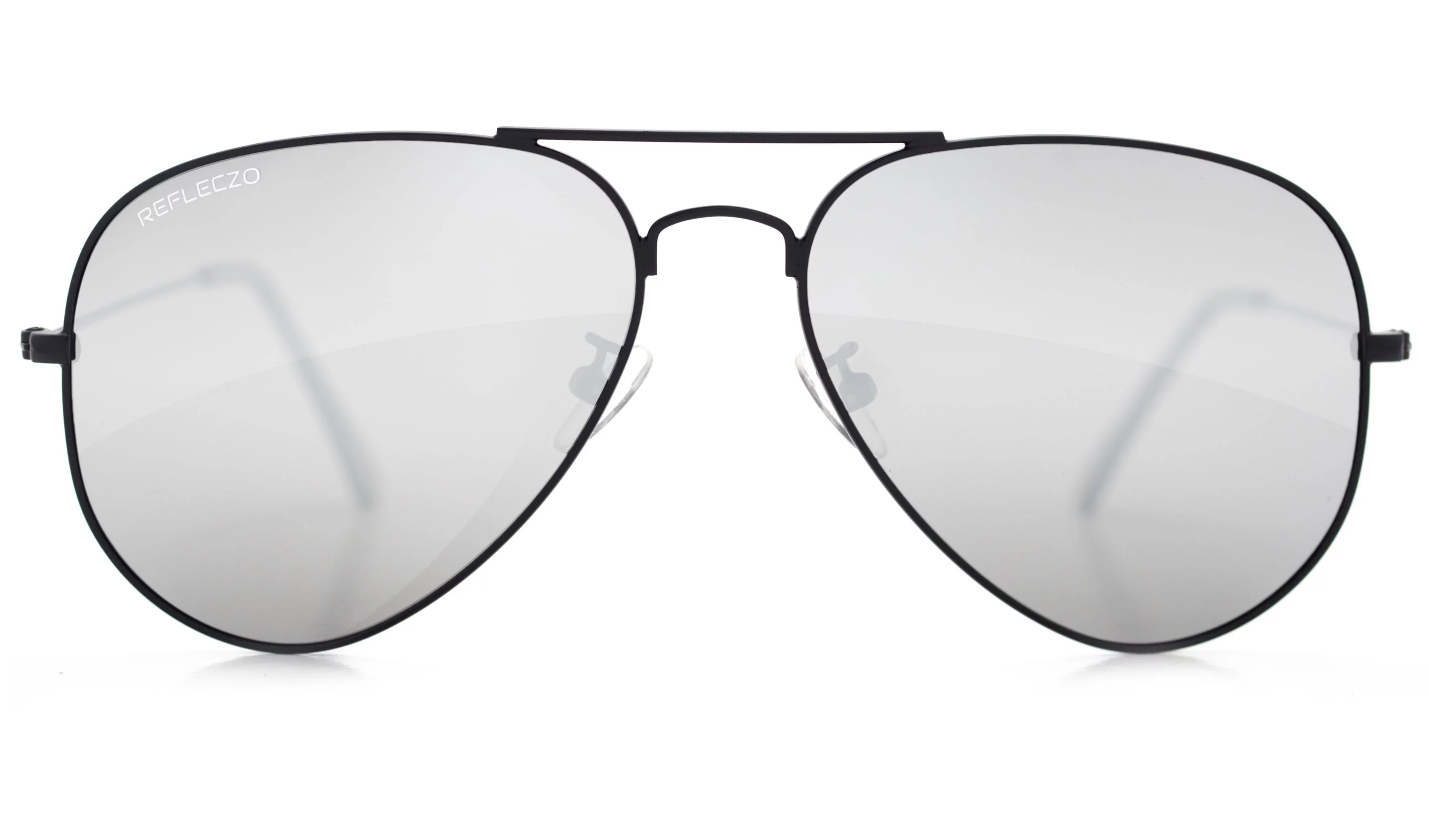 Aviator Grau Verspiegelt